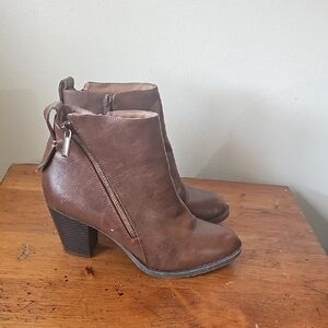 Charlotte Russe Brown Ankle Booties